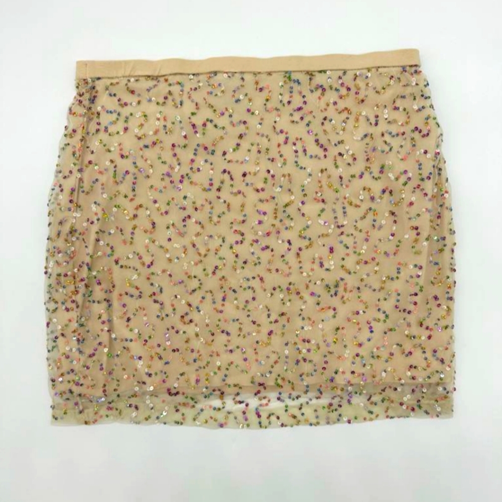 H&M sequin mini skirt